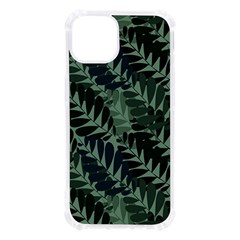 Background Pattern Leaves Texture Design Wallpaper Iphone 13 Tpu Uv Print Case