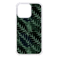 Background Pattern Leaves Texture Design Wallpaper Iphone 13 Pro Tpu Uv Print Case