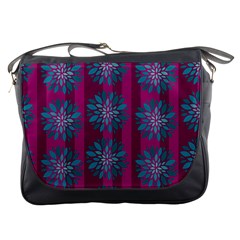 Art Floral Pattern Flower Seamless Decorative Messenger Bag by pakminggu