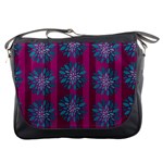 Art Floral Pattern Flower Seamless Decorative Messenger Bag Front