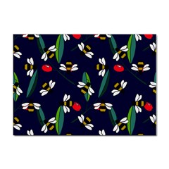 Art Floral Design Pattern Floral Pattern Sticker A4 (10 Pack) by pakminggu