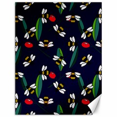 Art Floral Design Pattern Floral Pattern Canvas 12  X 16  by pakminggu