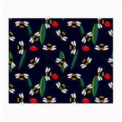 Art Floral Design Pattern Floral Pattern Small Glasses Cloth (2 Sides) by pakminggu