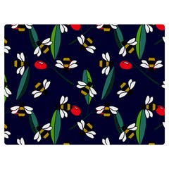 Art Floral Design Pattern Floral Pattern Two Sides Premium Plush Fleece Blanket (extra Small) by pakminggu