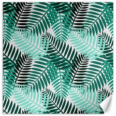 Background Pattern Texture Leaves Design Wallpaper Canvas 12  X 12 