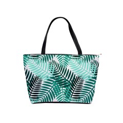 Background Pattern Texture Leaves Design Wallpaper Classic Shoulder Handbag by pakminggu