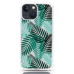 Background Pattern Texture Leaves Design Wallpaper Iphone 13 Mini Tpu Uv Print Case by pakminggu