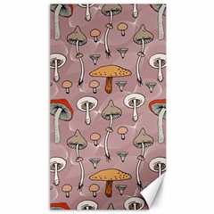 Mushrooms Autumn Fall Pattern Seamless Decorative Canvas 40  X 72  by pakminggu