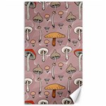 Mushrooms Autumn Fall Pattern Seamless Decorative Canvas 40  x 72  39.28 x69.23  Canvas - 1