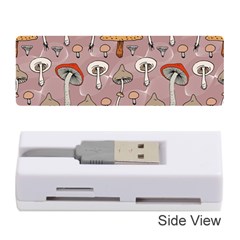 Mushrooms Autumn Fall Pattern Seamless Decorative Memory Card Reader (stick) by pakminggu