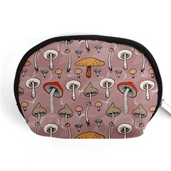 Mushrooms Autumn Fall Pattern Seamless Decorative Accessory Pouch (medium) by pakminggu