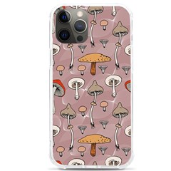 Mushrooms Autumn Fall Pattern Seamless Decorative Iphone 12 Pro Max Tpu Uv Print Case by pakminggu