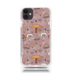 Mushrooms Autumn Fall Pattern Seamless Decorative Iphone 11 Tpu Uv Print Case by pakminggu