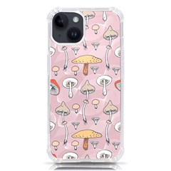 Mushrooms Autumn Fall Pattern Seamless Decorative Iphone 14 Tpu Uv Print Case by pakminggu