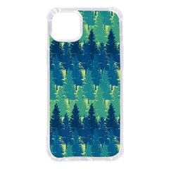 Christmas Trees Pattern Digital Paper Seamless Iphone 14 Plus Tpu Uv Print Case by pakminggu