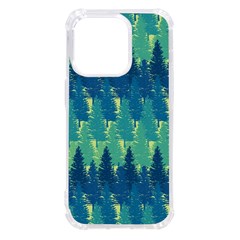 Christmas Trees Pattern Digital Paper Seamless Iphone 14 Pro Tpu Uv Print Case