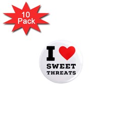 I Love Sweet Threats  1  Mini Magnet (10 Pack)  by ilovewhateva