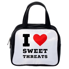 I Love Sweet Threats  Classic Handbag (one Side) by ilovewhateva