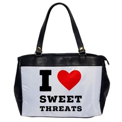 I Love Sweet Threats  Oversize Office Handbag by ilovewhateva