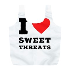 I Love Sweet Threats  Full Print Recycle Bag (l) by ilovewhateva