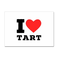 I Love Tart Sticker A4 (100 Pack) by ilovewhateva