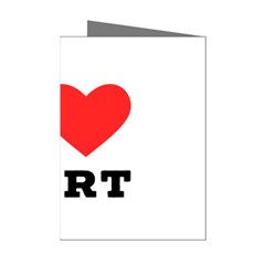 I Love Tart Mini Greeting Cards (pkg Of 8) by ilovewhateva