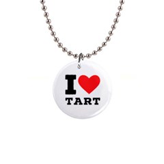 I Love Tart 1  Button Necklace by ilovewhateva