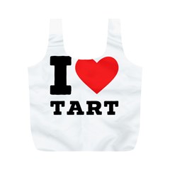 I Love Tart Full Print Recycle Bag (m) by ilovewhateva