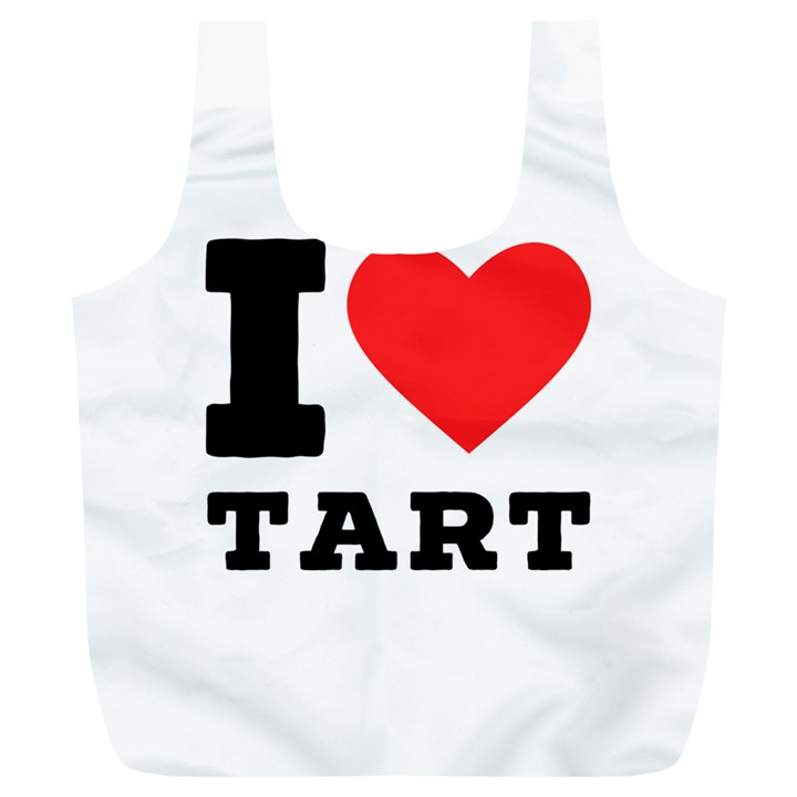 I love tart Full Print Recycle Bag (XL)