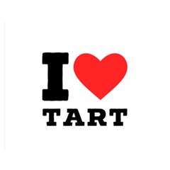 I Love Tart Premium Plush Fleece Blanket (medium) by ilovewhateva