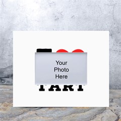 I Love Tart White Tabletop Photo Frame 4 x6 