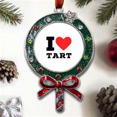 I Love Tart Metal X mas Lollipop With Crystal Ornament by ilovewhateva