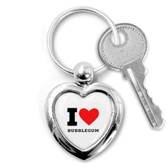 I Love Bubblegum Key Chain (heart) by ilovewhateva