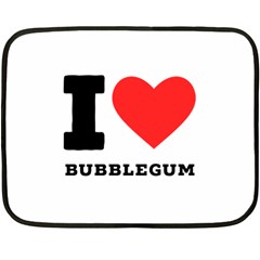 I Love Bubblegum Fleece Blanket (mini) by ilovewhateva