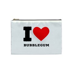 I Love Bubblegum Cosmetic Bag (medium) by ilovewhateva