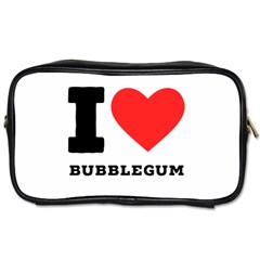 I Love Bubblegum Toiletries Bag (two Sides) by ilovewhateva