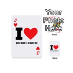 I love bubblegum Playing Cards 54 Designs (Mini) Front - HeartJ