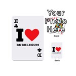 I love bubblegum Playing Cards 54 Designs (Mini) Front - Club10