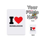 I love bubblegum Playing Cards 54 Designs (Mini) Back