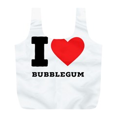 I Love Bubblegum Full Print Recycle Bag (l) by ilovewhateva