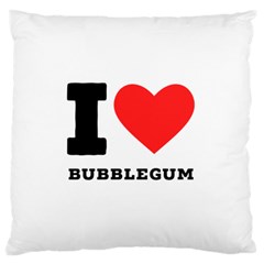 I Love Bubblegum Standard Premium Plush Fleece Cushion Case (two Sides) by ilovewhateva