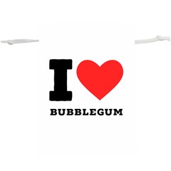 I Love Bubblegum Lightweight Drawstring Pouch (xl) by ilovewhateva