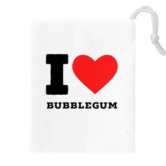 I Love Bubblegum Drawstring Pouch (5xl) by ilovewhateva