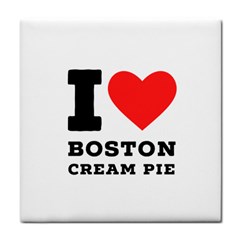 I Love Boston Cream Pie Tile Coaster by ilovewhateva