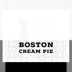 I Love Boston Cream Pie Rectangular Jigsaw Puzzl by ilovewhateva