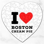 I love Boston cream pie Jigsaw Puzzle (Heart) Front