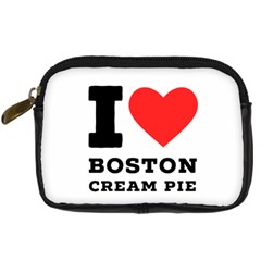 I Love Boston Cream Pie Digital Camera Leather Case by ilovewhateva