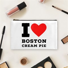 I Love Boston Cream Pie Cosmetic Bag (medium) by ilovewhateva