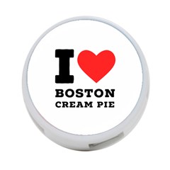 I Love Boston Cream Pie 4-port Usb Hub (one Side) by ilovewhateva