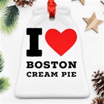 I love Boston cream pie Bell Ornament (Two Sides) Back